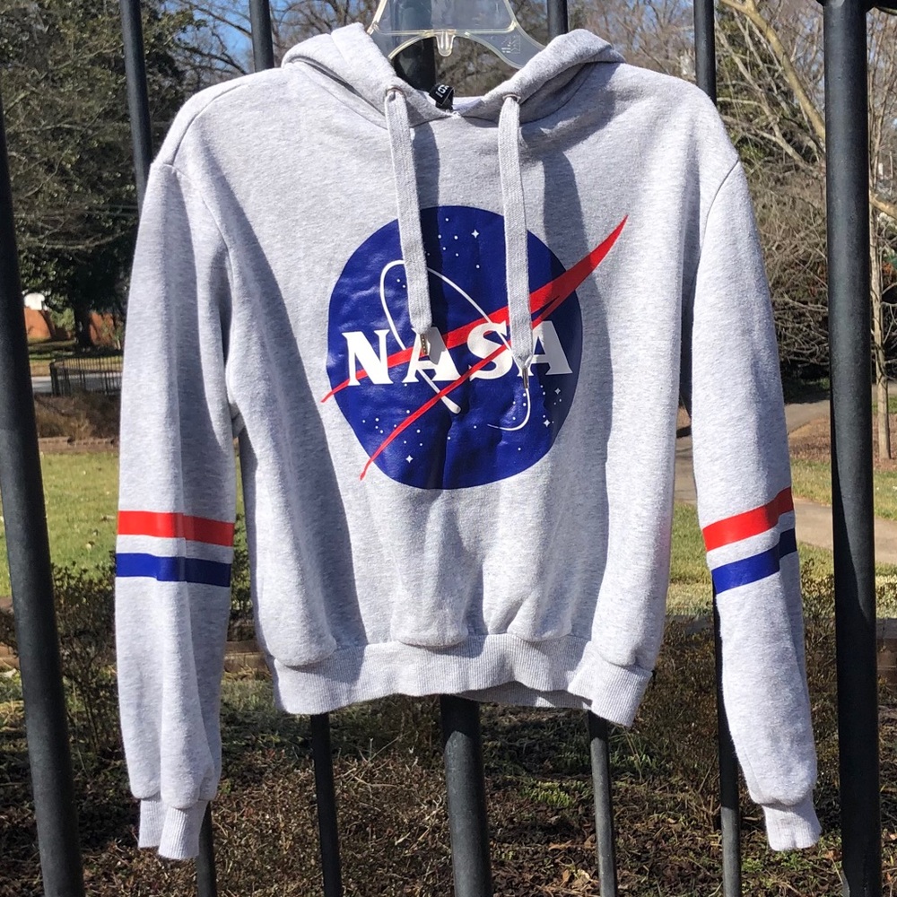 NASA Divided H&M Grey Hoodie Small